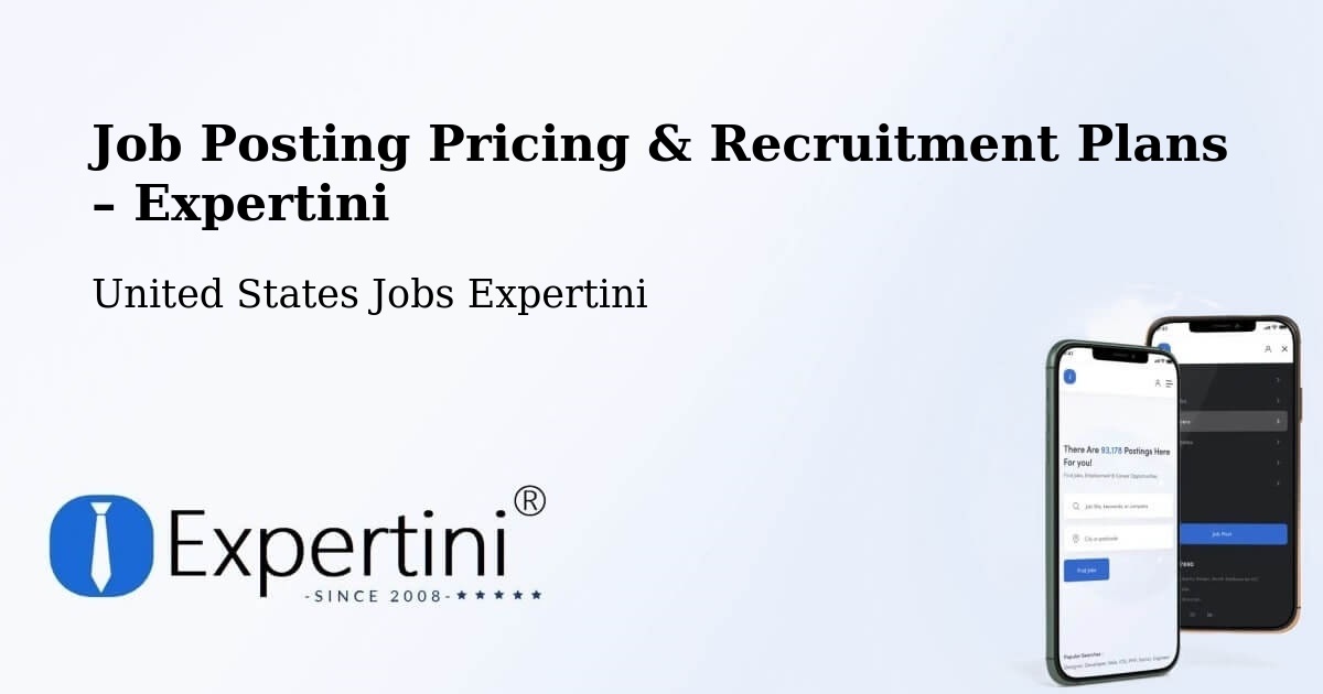Job Posting Pricing & Recruitment Plans – Bound Brook - Bound Brook, United States Jobs Expertini